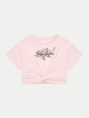 Pepe Jeans T-Shirt Quindara PG503076 Różowy Regular Fit