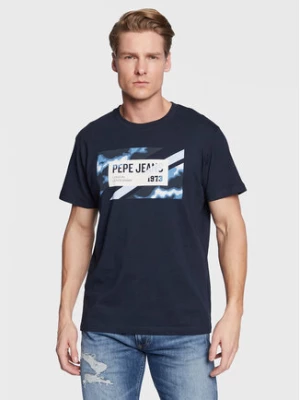 Pepe Jeans T-Shirt Rederick PM508685 Granatowy Regular Fit