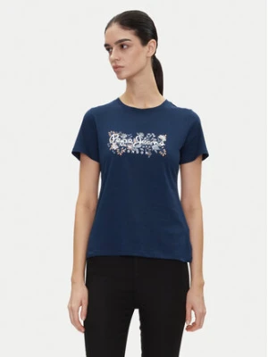 Pepe Jeans T-Shirt Rosalind PL506034 Granatowy Regular Fit