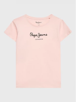 Pepe Jeans T-Shirt Wenda PG502960 Różowy Regular Fit