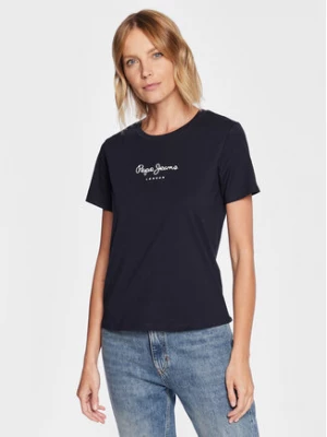 Pepe Jeans T-Shirt Wendy PL505480 Granatowy Regular Fit