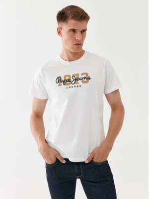 Pepe Jeans T-Shirt Wolf PM508953 Biały Regular Fit
