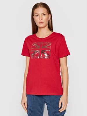 Pepe Jeans T-Shirt Zeldas PL505037 Czerwony Regular Fit