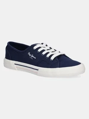 Pepe Jeans tenisówki BRADY BASIC W damskie kolor granatowy PLS31287