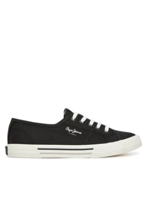 Pepe Jeans Tenisówki Brady Basic W PLS31287 Czarny
