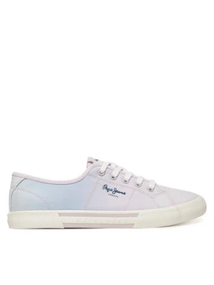 Pepe Jeans Tenisówki Brady Colors W PLS31600 Fioletowy