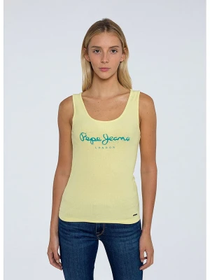 Pepe Jeans Top "Dunia" w kolorze żółtym rozmiar: XS