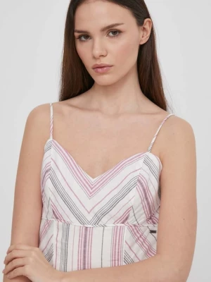Pepe Jeans top lniany PRISCILA