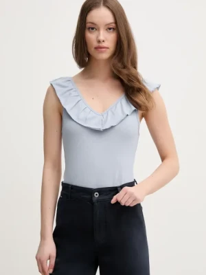 Pepe Jeans top MILLIE kolor niebieski PL506050