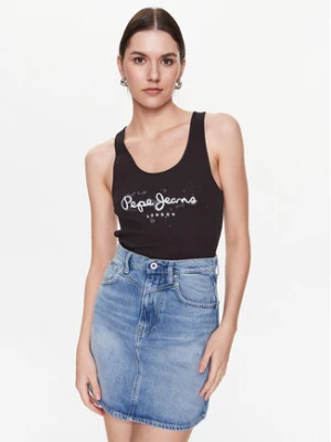 Pepe Jeans Top Ozella PL505474 Czarny Regular Fit