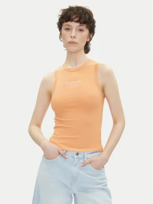 Pepe Jeans Top Viv PL506032 Pomarańczowy Slim Fit