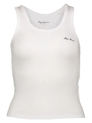 Pepe Jeans Top w kolorze białym rozmiar: L