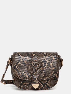 Pepe Jeans torebka CRISSY SNAKE kolor brązowy PL031644