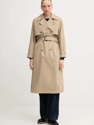 Pepe Jeans trencz kolor beżowy PL4024349