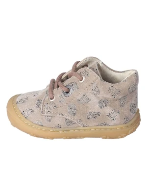 PEPINO Skórzane buty "Dots" w kolorze beżowym do nauki chodzenia rozmiar: 26