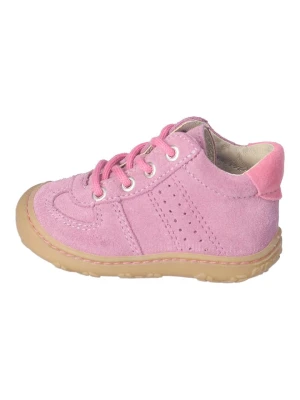 PEPINO Skórzane buty "Sami" w kolorze różowym do nauki chodzenia rozmiar: 21