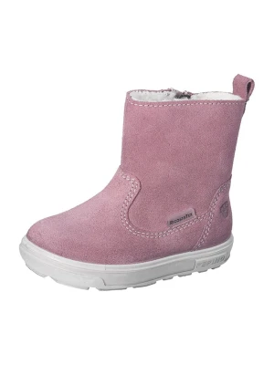PEPINO Skórzane kozaki zimowe "Ciry" w kolorze różowym rozmiar: 26