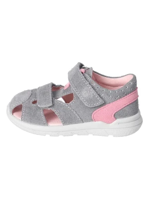 PEPINO Skórzane sandały "Kansi" w kolorze jasnoszarym rozmiar: 25