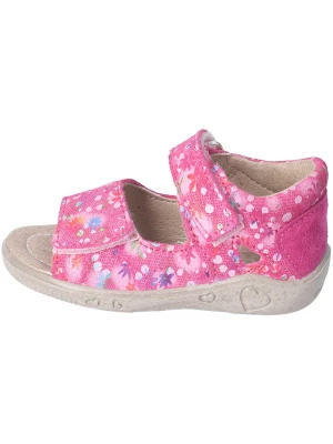 PEPINO Skórzane sandały "Taya" w kolorze różowym rozmiar: 26