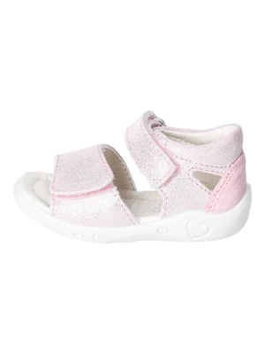 PEPINO Skórzane sandały w kolorze jasnoróżowym rozmiar: 24