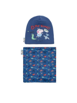 Peppa Pig Komplet czapka i komin ACCCS-AW24-110PP Granatowy