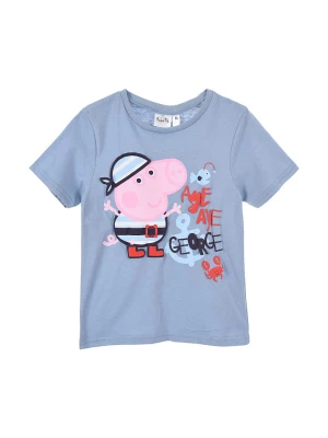Peppa Pig Koszulka "Świnka Peppa" w kolorze niebieskim rozmiar: 104