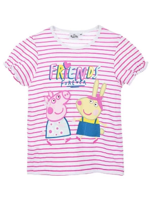 Peppa Pig Koszulka w kolorze różowym ze wzorem rozmiar: 104