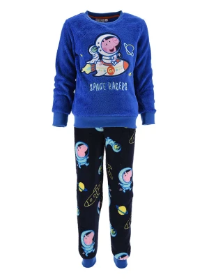 Peppa Pig Piżama "Świnka Peppa" w kolorze niebiesko-granatowym rozmiar: 116