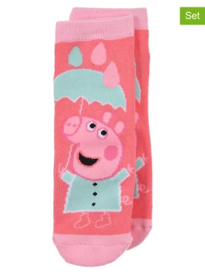 Peppa Pig Skarpety w kolorze różowym rozmiar: 31-34