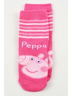 Peppa Pig Skarpety antypoślizgowe "Świnka Peppa" w kolorze różowym rozmiar: 27-30