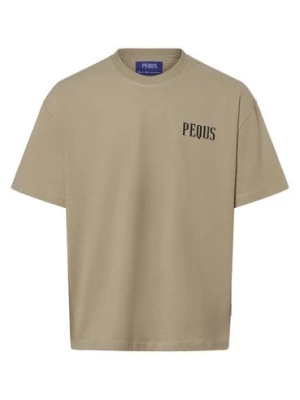 PEQUS T-shirt męski Mężczyźni Bawełna szary nadruk,