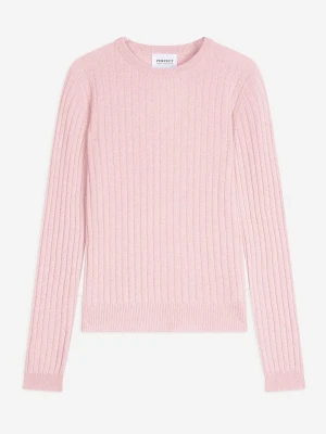 Perfect Cashmere aszmirowy sweter "Kylie" w kolorze jasnobrązowym rozmiar: L