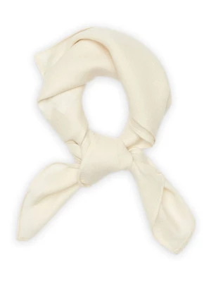 Perfect Cashmere Kaszmirowa chusta "Suiza" w kolorze białym - 56 x 56 cm rozmiar: onesize