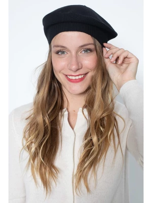 Perfect Cashmere Kaszmirowa czapka "Cloe" w kolorze czarnym rozmiar: onesize