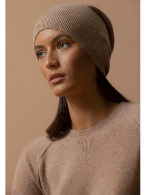 Perfect Cashmere Kaszmirowa czapka "Faith" w kolorze beżowym rozmiar: onesize