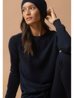 Perfect Cashmere Kaszmirowa czapka "Faith" w kolorze granatowym rozmiar: onesize