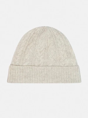 Perfect Cashmere Kaszmirowa czapka "Popi" w kolorze kremowym rozmiar: onesize