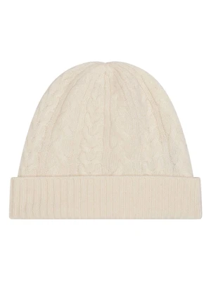 Perfect Cashmere Kaszmirowa czapka "Popi" w kolorze kremowym rozmiar: onesize