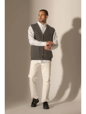 Perfect Cashmere Kaszmirowa kamizelka "Arthur" w kolorze szarym rozmiar: M