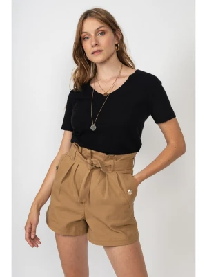 Perfect Cashmere Kaszmirowa koszulka "Efimia" w kolorze czarnym rozmiar: XL