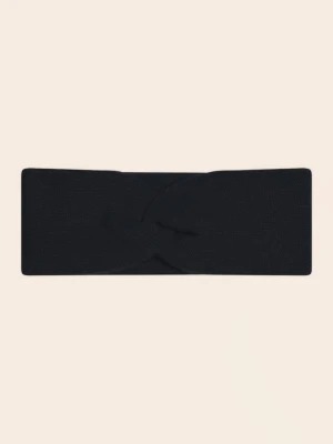 Perfect Cashmere Kaszmirowa opaska "Javoi" w kolorze czarnym na czoło rozmiar: onesize