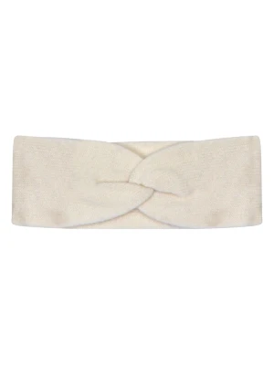 Perfect Cashmere Kaszmirowa opaska "Javoi" w kolorze kremowym rozmiar: onesize
