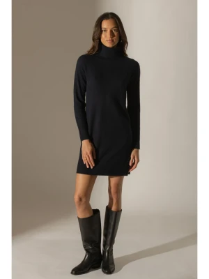 Perfect Cashmere Kaszmirowa sukienka dzianinowa "Amanda" w kolorze granatowym rozmiar: S