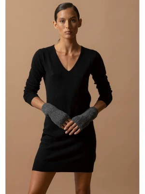 Perfect Cashmere Kaszmirowa sukienka "Joy" w kolorze czarnym rozmiar: XL