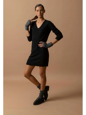 Perfect Cashmere Kaszmirowa sukienka w kolorze czarnym rozmiar: XXL