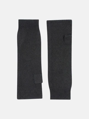 Perfect Cashmere Kaszmirowe mankiety "Zoe" w kolorze antracytowym rozmiar: onesize