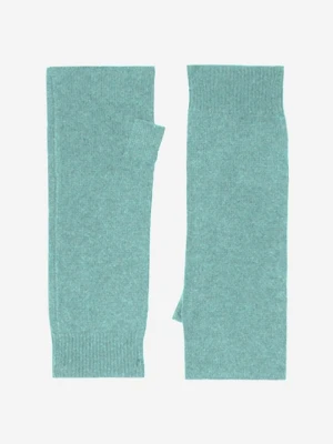 Perfect Cashmere Kaszmirowe mankiety "Zoe" w kolorze turkusowym rozmiar: onesize
