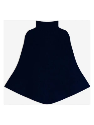 Perfect Cashmere Kaszmirowe ponczo "Gache" w kolorze granatowym rozmiar: XXL