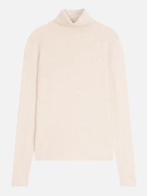 Perfect Cashmere Kaszmirowy golf "Ashley" w kolorze kremowym rozmiar: S