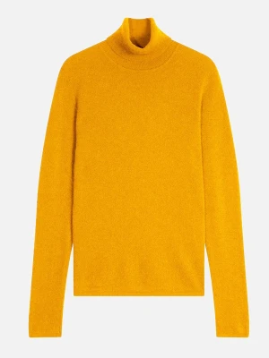 Perfect Cashmere Kaszmirowy golf "Ashley" w kolorze musztardowym rozmiar: S